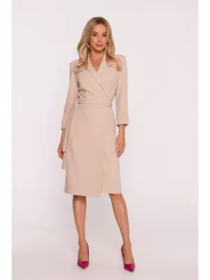 Kleid STYLOVE S415 BEIGE