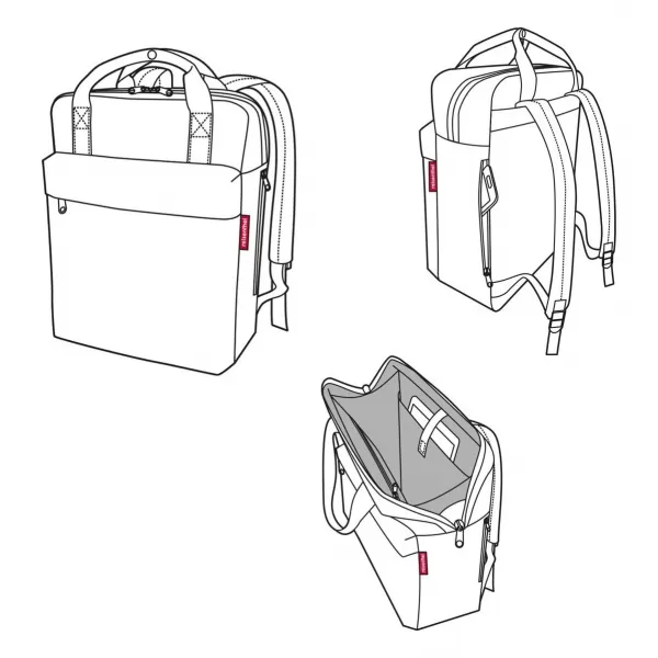  Rucksack REISENTHEL ALLDAY BACKPACK M TWIST-BEERE 