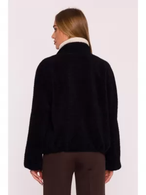 Damenmantel MOE M885 SCHWARZ