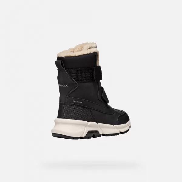  Stiefeletten für Jungen GEOX FLEXYPER PLUS J46LCF0MEFUC9999 SCHWARZ 