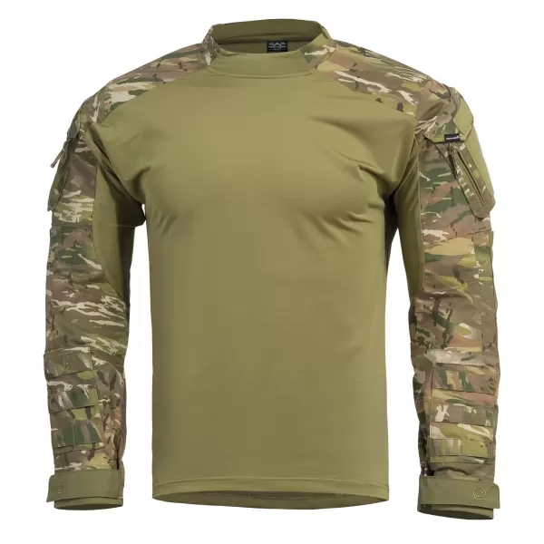  T-Shirt PENTAGON WOLF COMBAT SHIRT CAMO K02025 GRASMANN 