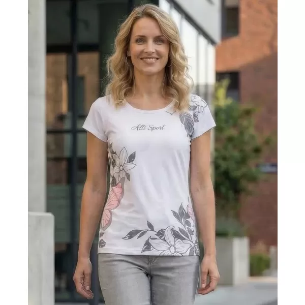  Frauen Freizeit t -Shirt Premium ALTISPORT VOJ/ALW119TR06 WEIß 