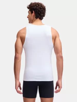 Herren-Tanktop UNDER ARMOUR M UA PERF COTTON TANK-2PK 6007622-100 WEIß