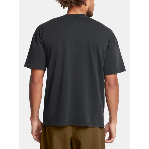  Herren-T-Shirt UNDER ARMOUR UA M HW OS LOGO WASH SS 1389147-001 SCHWARZ 