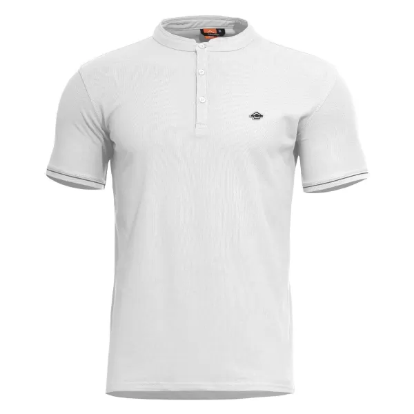  T-Shirt PENTAGON LEVANTES HENLEY T-SHIRT STRIPES K09025 WEIß 