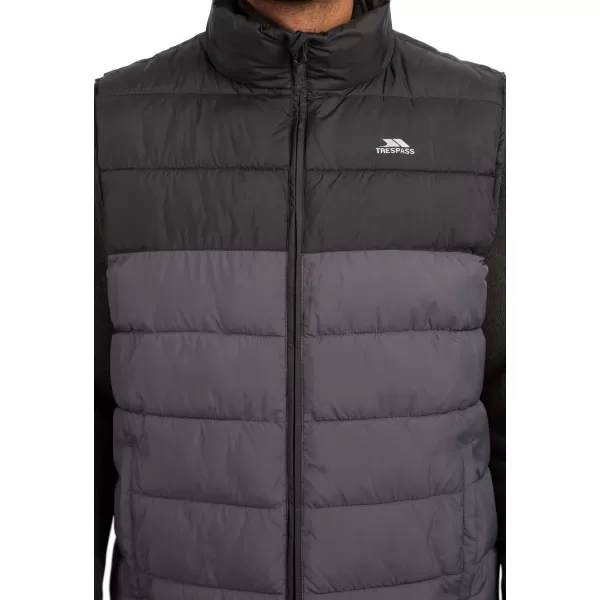  Isolierte Herrenweste TRESPASS OSKAR GILET SCHWARZ 