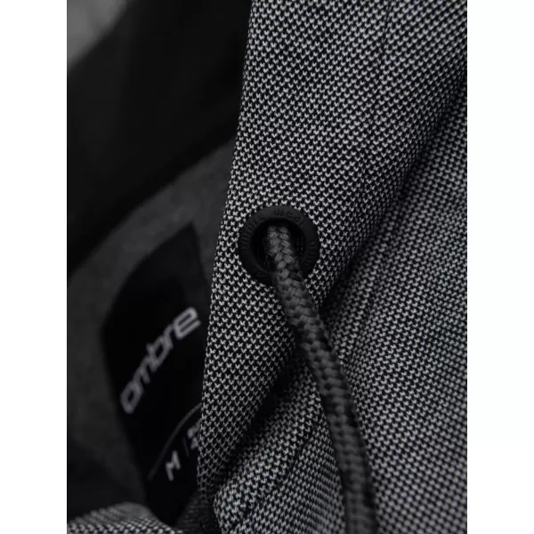  Herren -Sweatshirt OMBRE OM-SSZP-0210 SCHWARZ 
