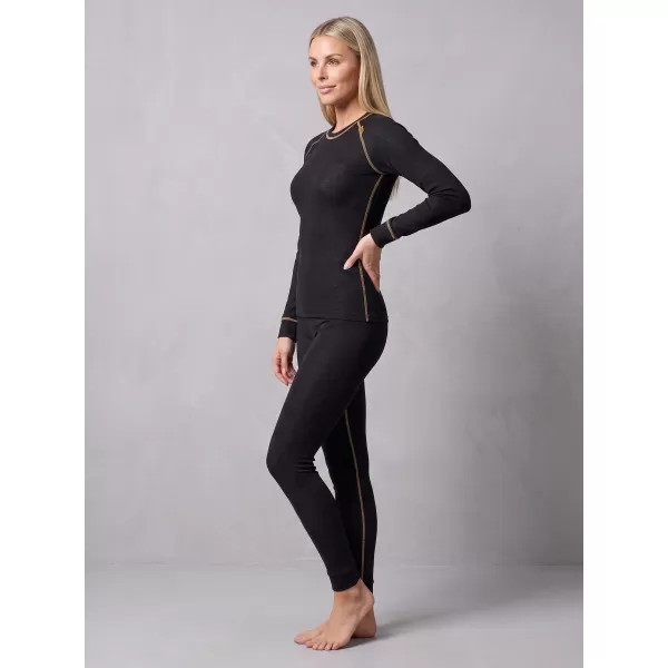  Thermo-Set für Damen ALTISPORT GOLDA SCHWARZ/GOLD 