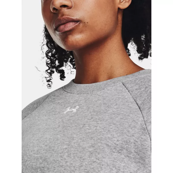  Damen-Sweatshirt UNDER ARMOUR UA RIVAL FLEECE CREW 1379508-012 GRAU 