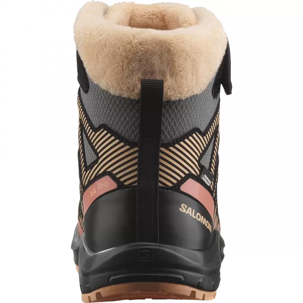  Kinderschuhe SALOMON XA PRO V8 WINTER WATERPROOF J ZINN/SCHWARZ/PFIRSICHFLAUM 