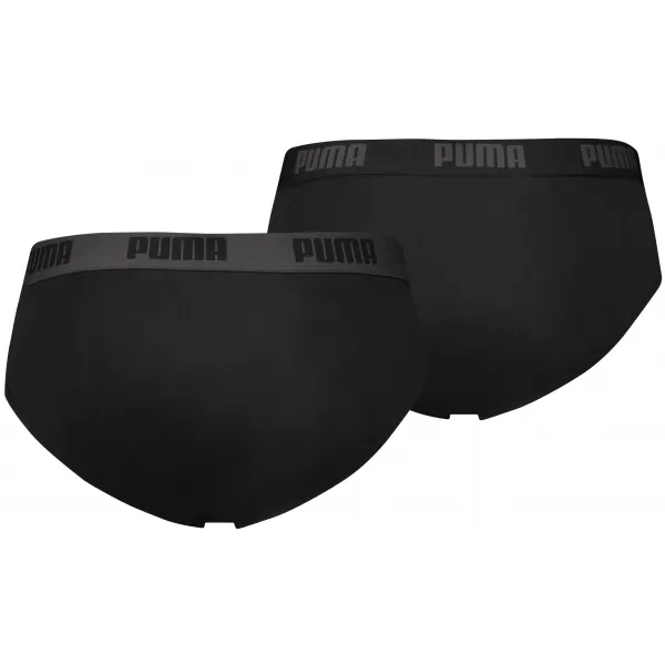  Herrenbekenntnisse PUMA BASIC BRIEF 2P 88910006 SCHWARZ/SCHWARZ 