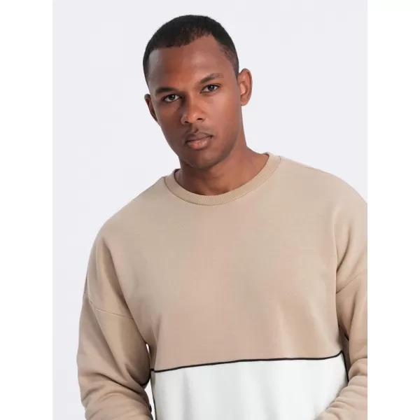  Herren-Sweatshirt OMBRE B1673 BEIGE 