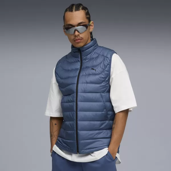  Männlicher Mantel PUMA PACKLITE DOWN VEST 68521380 DUNKLER INDIGO 