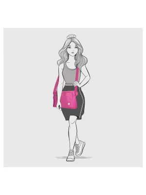 Handtasche ENRICO BENETTI SUZIE 66845 FUCHSIE