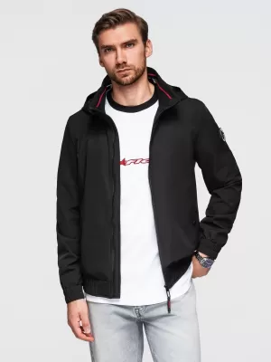 Jacke OMBRE OM-JAFL-0109 SCHWARZ