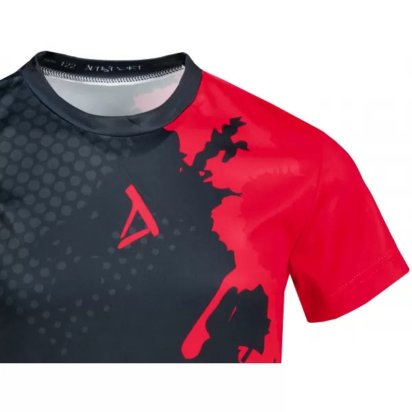  Funktionaler t -Shirt -Prämie von Kindern ALTISPORT VOJ/ALM112TR01 SCHWARZ 