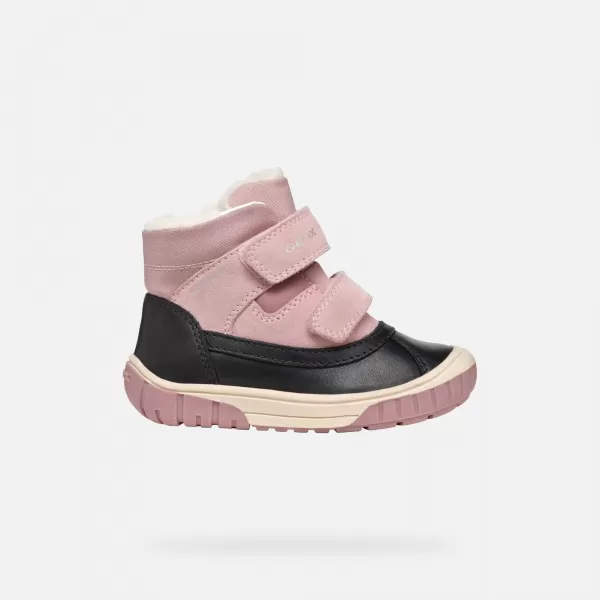  Stiefeletten für Mädchen GEOX OMAR WPF SCHWARZ 