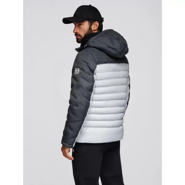  Jacke OMBRE OM-JALP-0206 GRAPHIT UND WEIß 