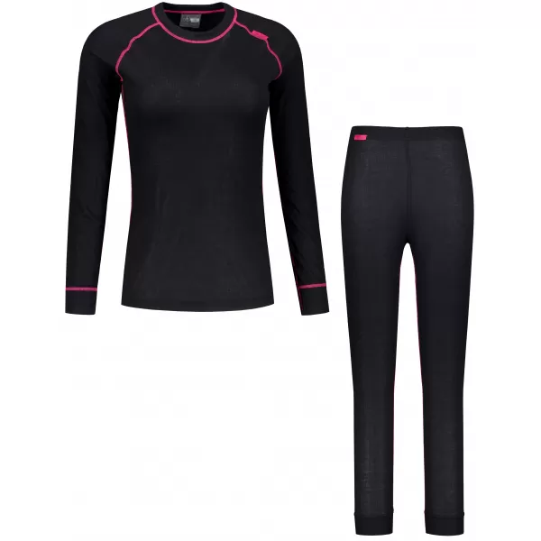 Thermo-Set für Damen ALTISPORT GOLDA SCHWARZ/ROSA