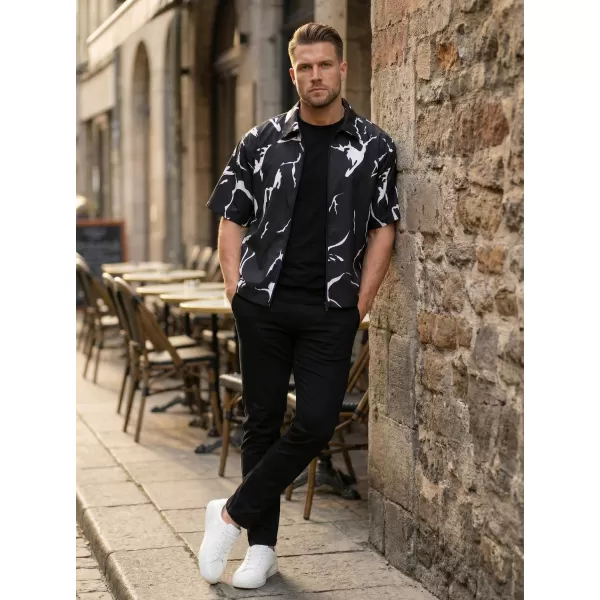  Premium-Herrenhemd ALTISPORT VOJ/ALM052KOS01 SCHWARZ 