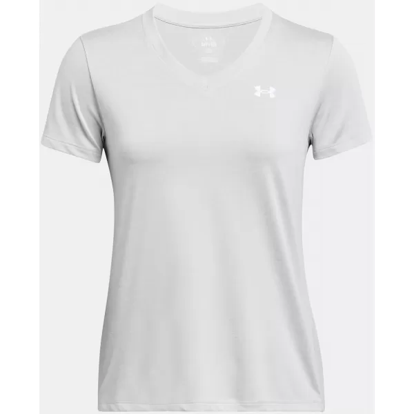  Damen-T-Shirt UNDER ARMOUR TECH SSV- TWIST 1384227-014 GRAU 