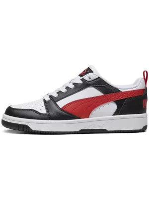 Babyschuhe PUMA REBOUND V6 LO JR 39383304 PUMA WEIß/ROT/SCHWARZ