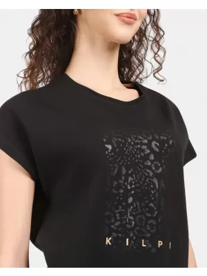 Damen-T-Shirt KILPI JERSIE-W ZL0305KI SCHWARZ