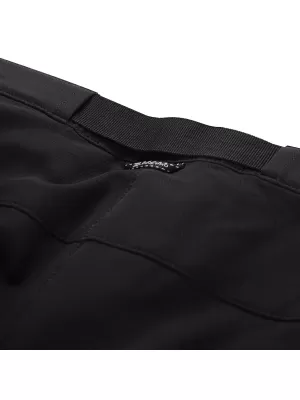 Frauen -Softshell -Hosen ALPINE PRO CORBA LPAF663 SCHWARZ