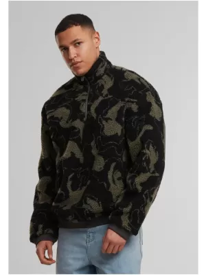 Herren -Sweatshirt URBAN CLASSICS TB8024 OLIVEN -WIRBEL