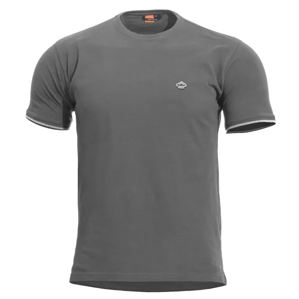 T-Shirt PENTAGON LEVANTES CREWNECK STRIPES K09026 WOLF/GRAU 
