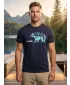 Herren t -Shirt mit kurzen Ärmeln ALTISPORT ALM193129 MEERESBLAU