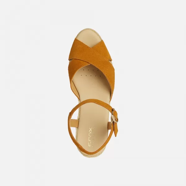  Damensandalen GEOX GELSA LOW BERNSTEIN 