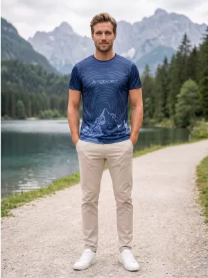 Herren Freizeithemd Premium ALTISPORT VOJ/ALM121TR06 MARINEBLAU