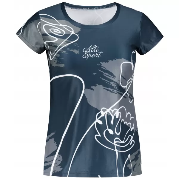 Damen Freizeitshirt Premium ALTISPORT VOJ/ALW120TR06 SCHWARZ 