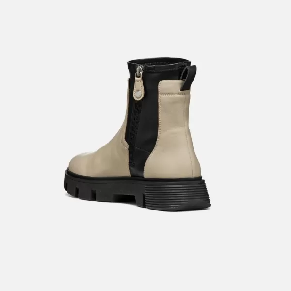  Damen-Schnürschuhe GEOX VILDE CREMIG 