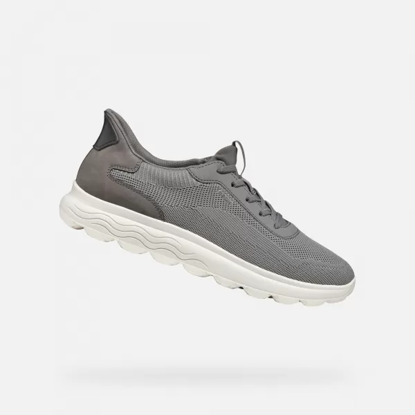  Herren-Sneaker GEOX SPHERICA PLUS DUNKELGRAU 