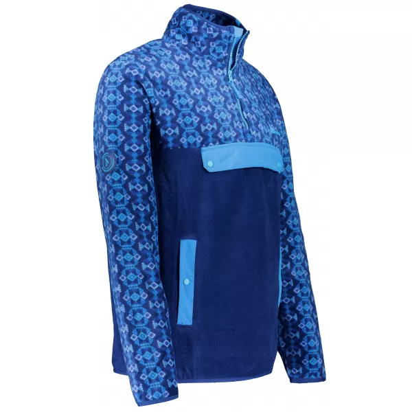  Fleece-Sweatshirt für Herren ALTISPORT GARM BLAU 