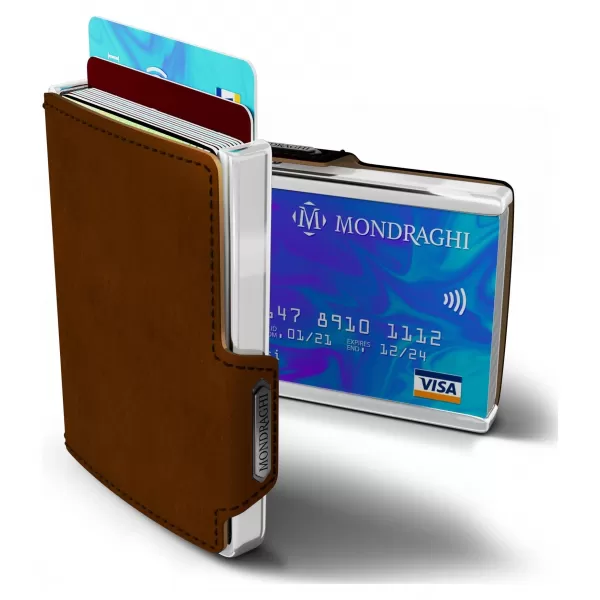  Geldbörse MONDRAGHI ELEGANCE BRAUN 