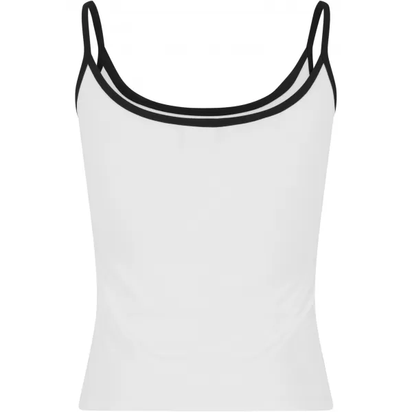  Damen-Tanktop URBAN CLASSICS TB7485A WEIß/SCHWARZ/WEIß/SCHWARZ 