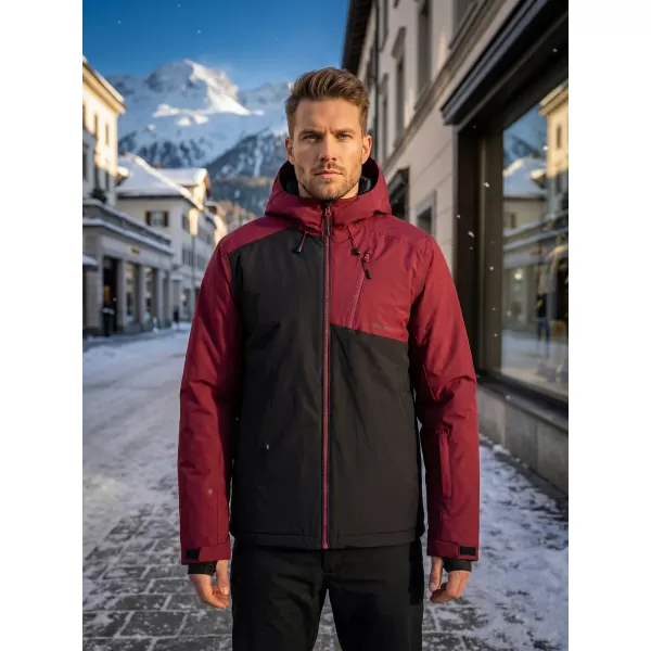  Herren-Winterjacke ALTISPORT GALLUS BURGUND 