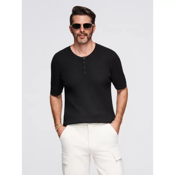  Hemd OMBRE OM-TSCT-0254 SCHWARZ 
