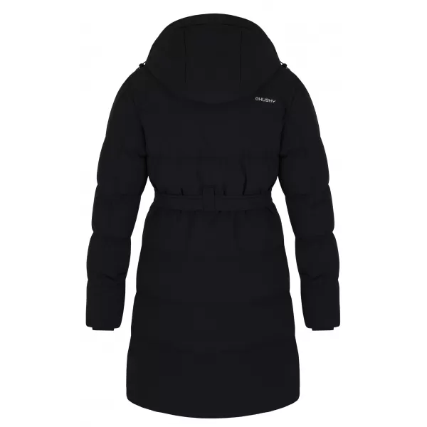 Damenmantel HUSKY NERINE L HT0-0884 SCHWARZ 