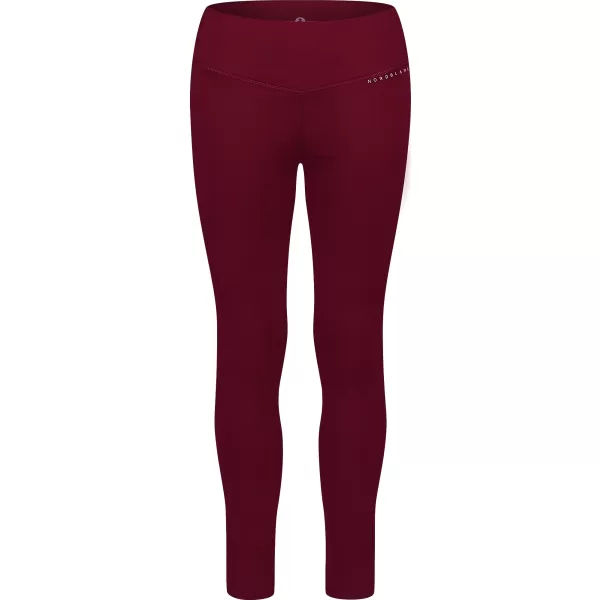  Wasserdichte Leggings für Damen NORDBLANC NBWPL8279 BURGUND 