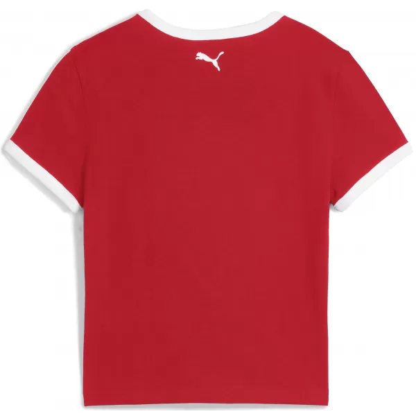  Damen-T-Shirt PUMA FUTURE FÜR ALLE ZEITEN ROT 