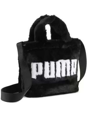 Damenbeutel PUMA UP FAUX FUR MINI SHOPPER BAG 09171301 PUMA SCHWARZ