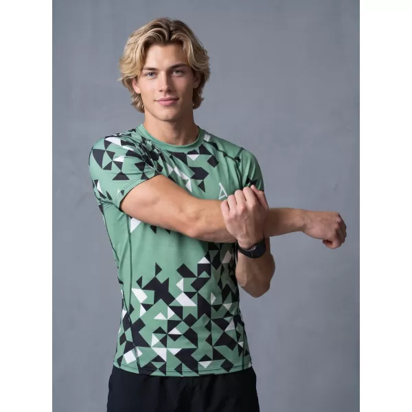  Funktionelle Kompression von Männern t -Shirt Premium ALTISPORT VOJ/ALM108TR04 MILITÄR 