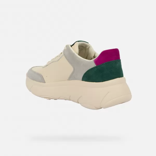  Damen-Sneaker GEOX NEBULA 2.0 X G009657 CREMIG 