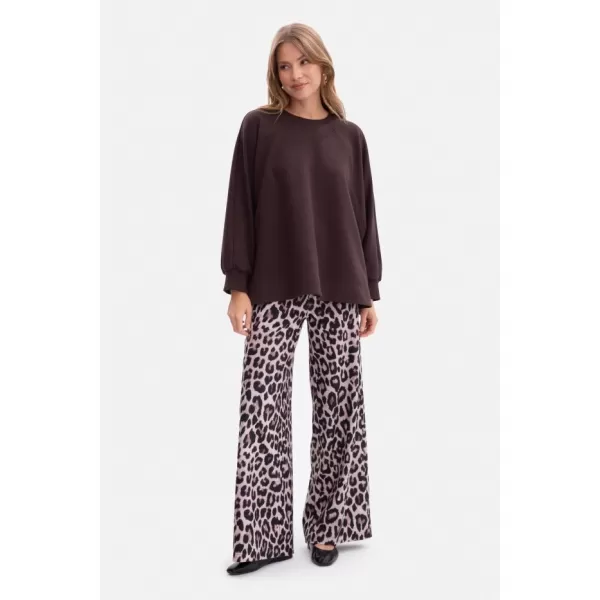  Damen-Sweatshirt BEWEAR B306 DUNKLE SCHOKOLADE 