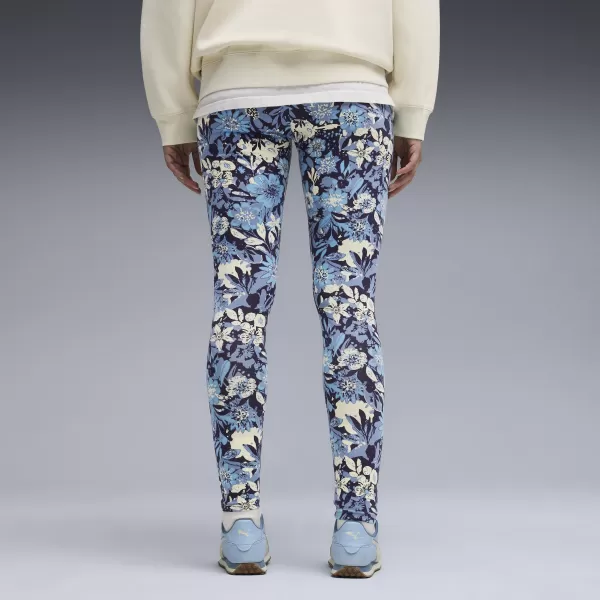  Leggings für Damen PUMA ESS NATURE 2 0 AOP LEGGINGS 68808034 KÜHLES BLAU 