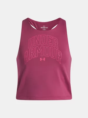 Tanktop für Mädchen UNDER ARMOUR UA MOTION BRANDED TANK 6006029-659 ROT